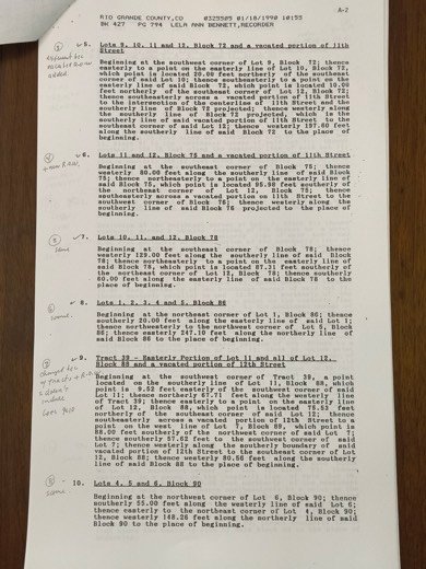 Easement document